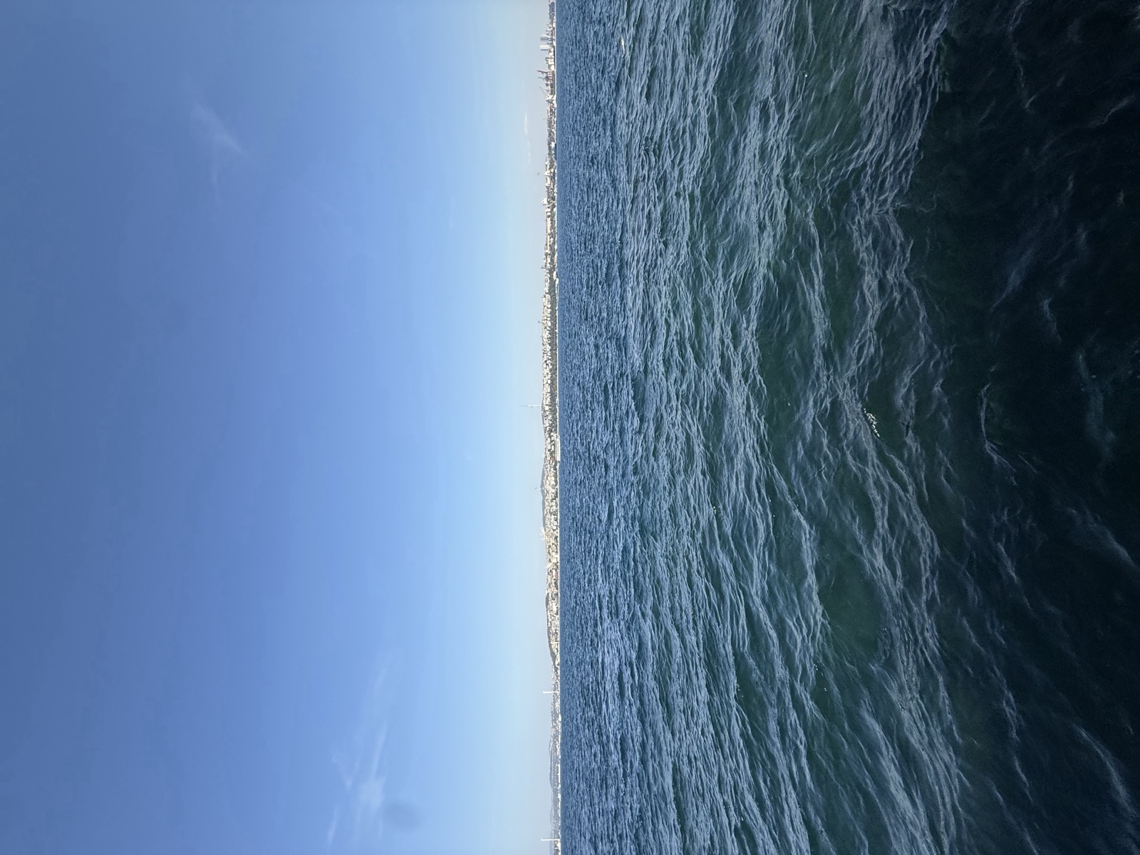Der Bosporus vom Wasser aus